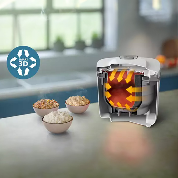 Philips Rice Cooker Digital 3000 Series 1,8 L - HD4716/33 | HD-4716/33